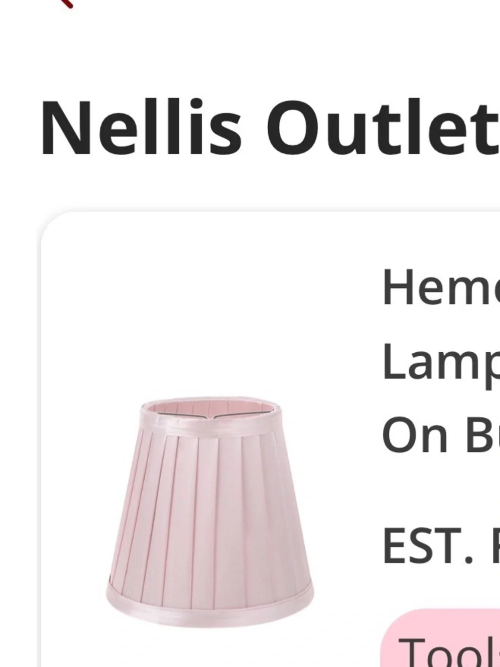 Beaupretty Clip On Lamp Shade, Small Pleated Lampshade